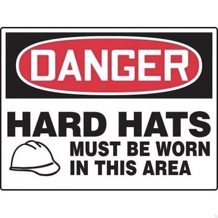Accuform OSHA DANGER Safety Sign  NO LOOSE SHMEQM210XT SHMEQM210XT